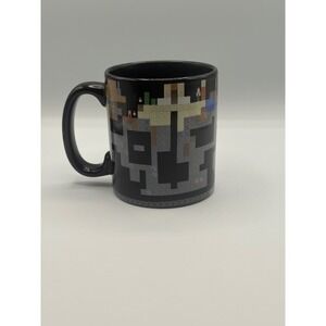 Minecraft Paladone Heat Change Coffee Mug Black Ceramic Mojang Gamers Gift